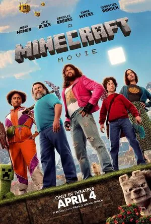 A Minecraft Movie 2025 Hindi Dual Audio HD Poster Download - Filmyzilla