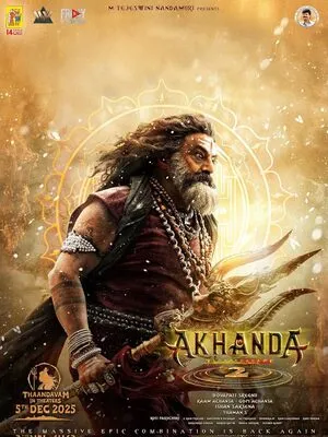 Akhanda 2 2025 Hindi Dual Audio HD Poster Download - Filmyzilla