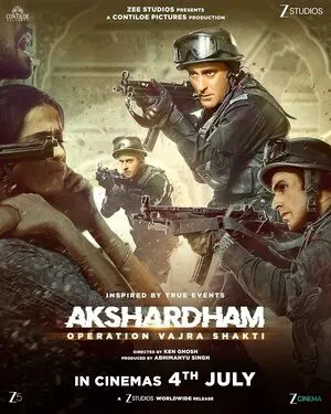 Akshardham: Operation Vajra Shakti 2025 Hindi Audio HD Poster Download - Filmyzilla