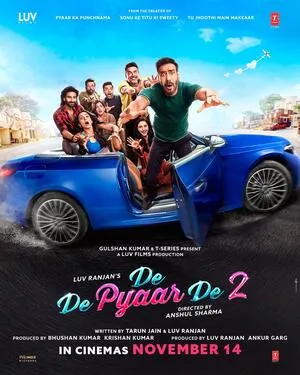 De De Pyaar De 2 2025 Hindi HD Poster Download - Filmyzilla