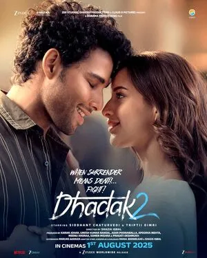 Dhadak 2 2025 Hindi Audio HD Poster Download - Filmyzilla