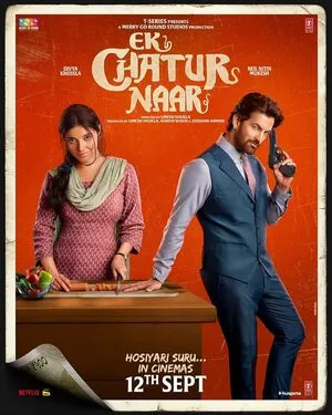 Ek Chatur Naar 2025 Hindi HD Poster Download - Filmyzilla