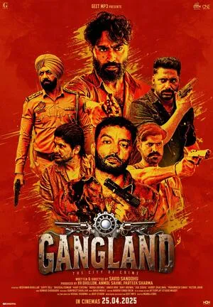 Gangland: The City of Crime 2025 Punjabi HD Poster Download - Filmyzilla