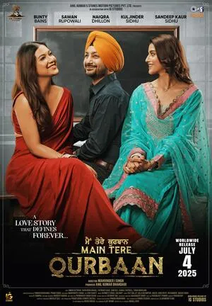 Main Tere Qurbaan 2025 Punjabi HD Poster Download - Filmyzilla