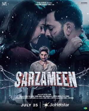 Sarzameen 2025 Hindi HD Poster Download - Filmyzilla