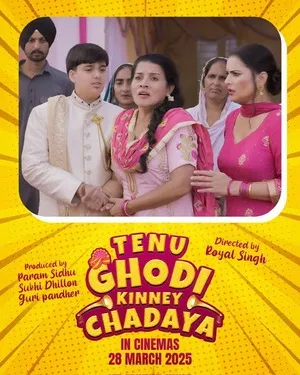 Tenu Ghodi Kinney Chadaya 2025 Punjabi HD Poster Download - Filmyzilla