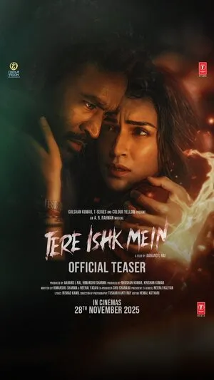 Tere Ishk Mein 2025 HQ- Hindi Audio HD Poster Download - Filmyzilla