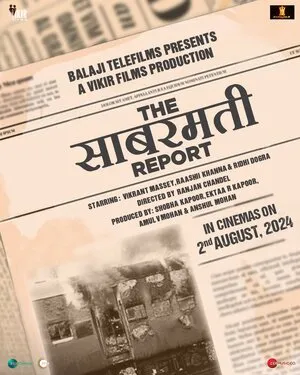 The Sabarmati Report 2024 Hindi HD Poster Download - Filmyzilla