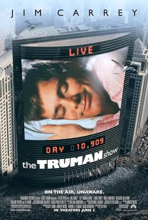 The Truman Show 1998 Hindi Dual Audio HD Poster Download - Filmyzilla