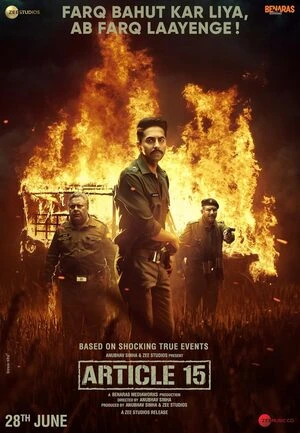 Article 15 2019 Hindi Audio HD Poster Download - Filmyzilla
