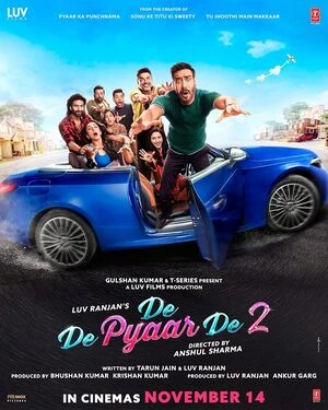 De De Pyaar De 2 2025 Hindi HD Poster Download - Filmyzilla