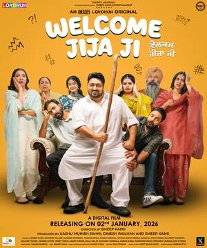 Welcome Jija Ji 2026 Punjabi Audio HD Poster Download - Filmyzilla